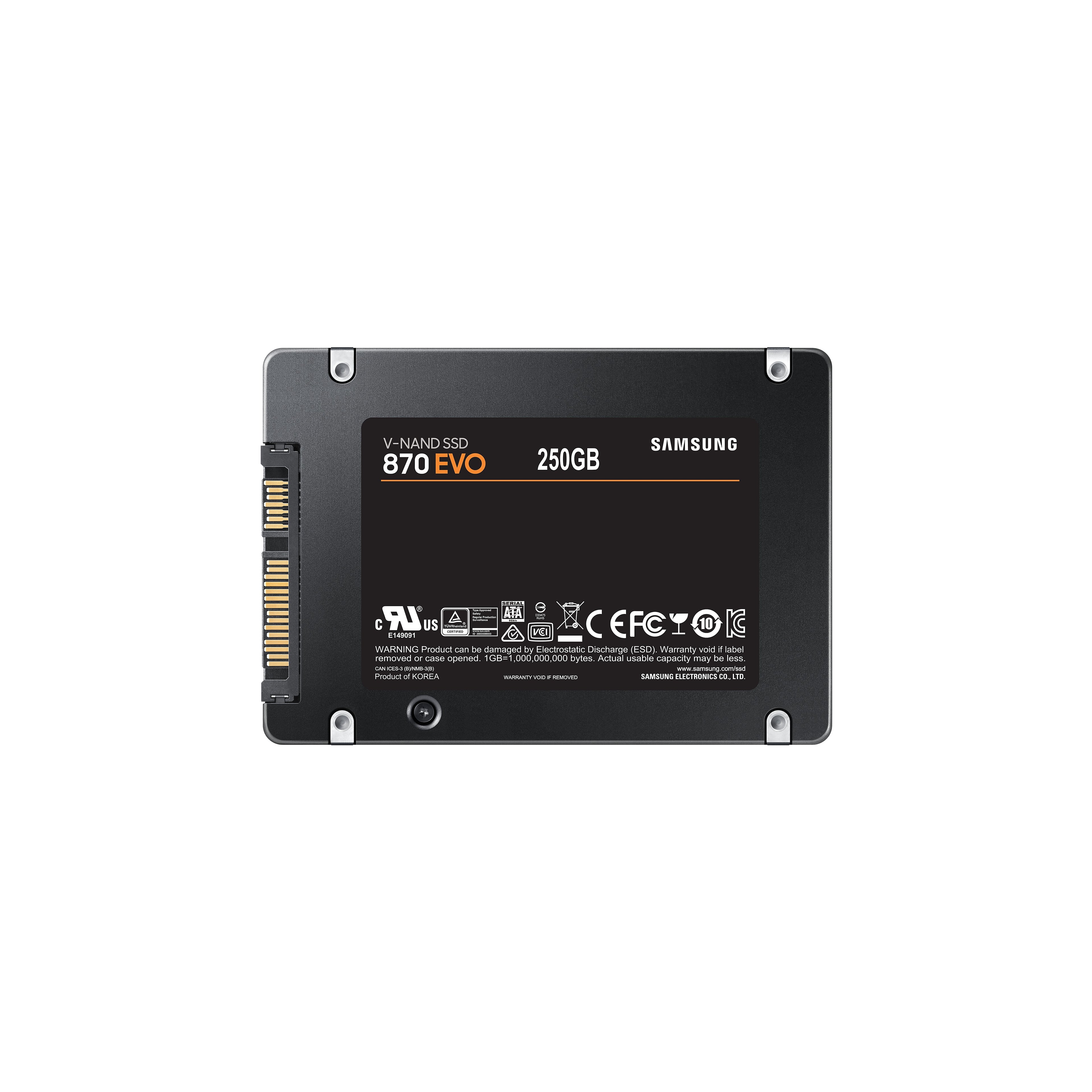 SSD 2,5 250GB SATA3 EVO 870 SAMSUNG R/W 560/530 MB/S 3D NAND