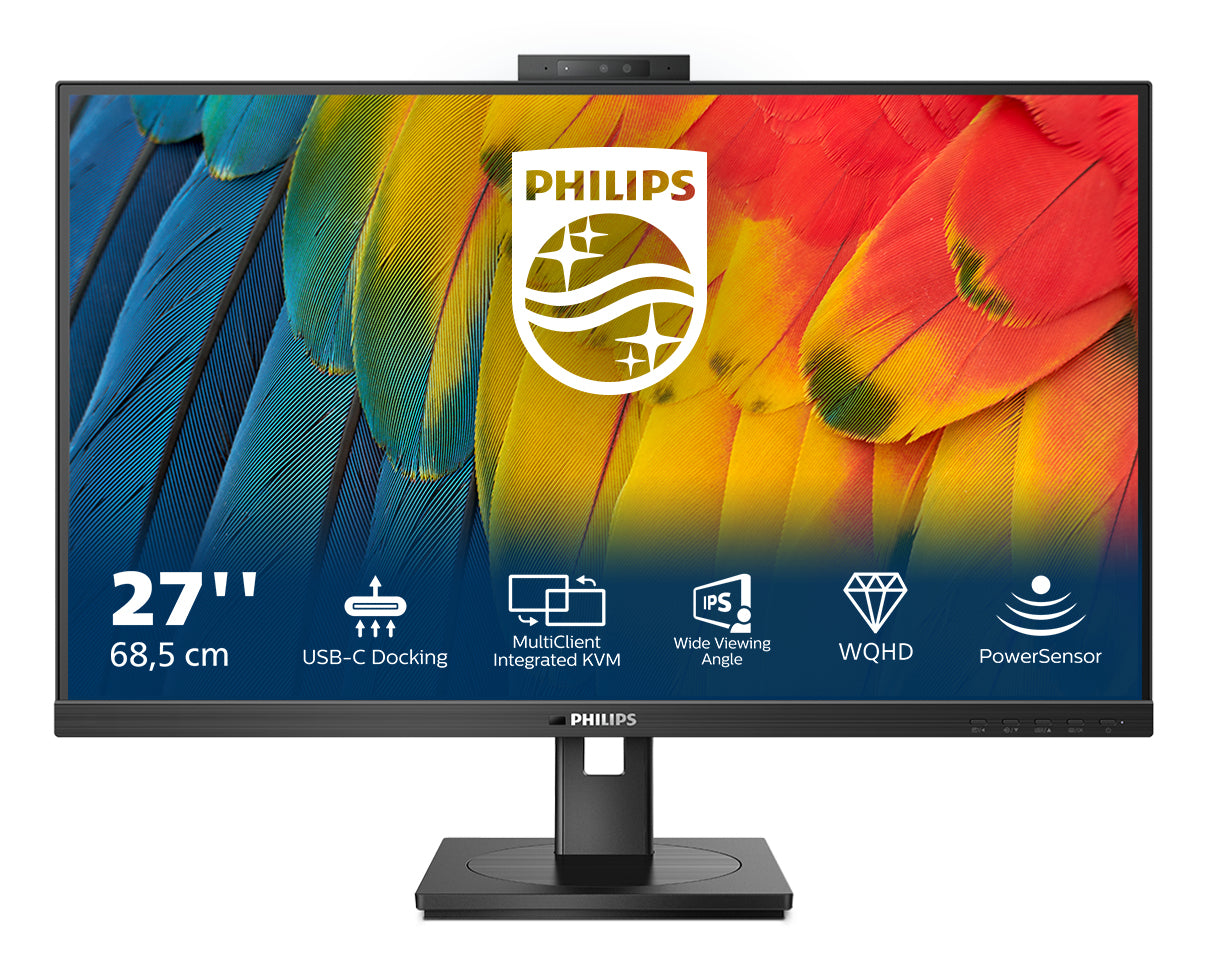 MON 27 IPS HDMI 2K USBCU HDMI MM PHILIPS 27B1U5601H WEBCAM PIVOT REG