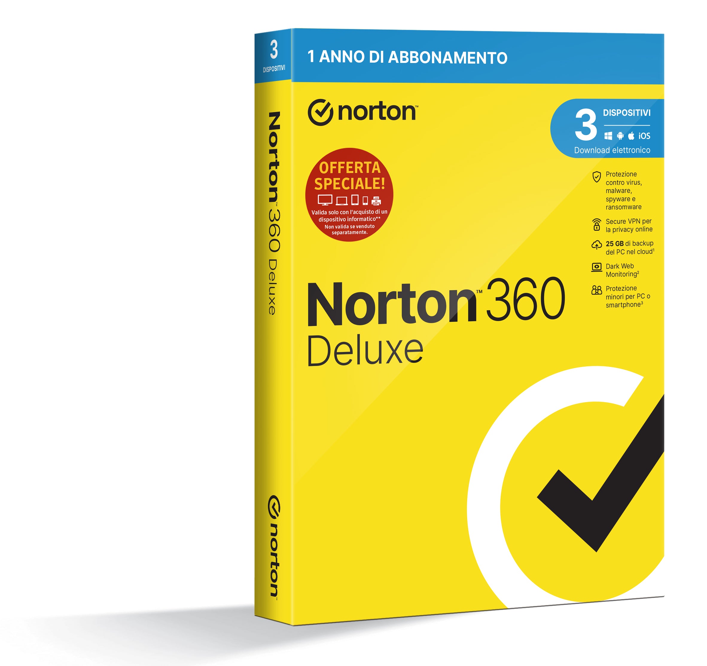 INT.SEC. 3DEV 1Y 25GB 360 DELUXE NORTON 12MO GENERIC ATTACH RSP MM