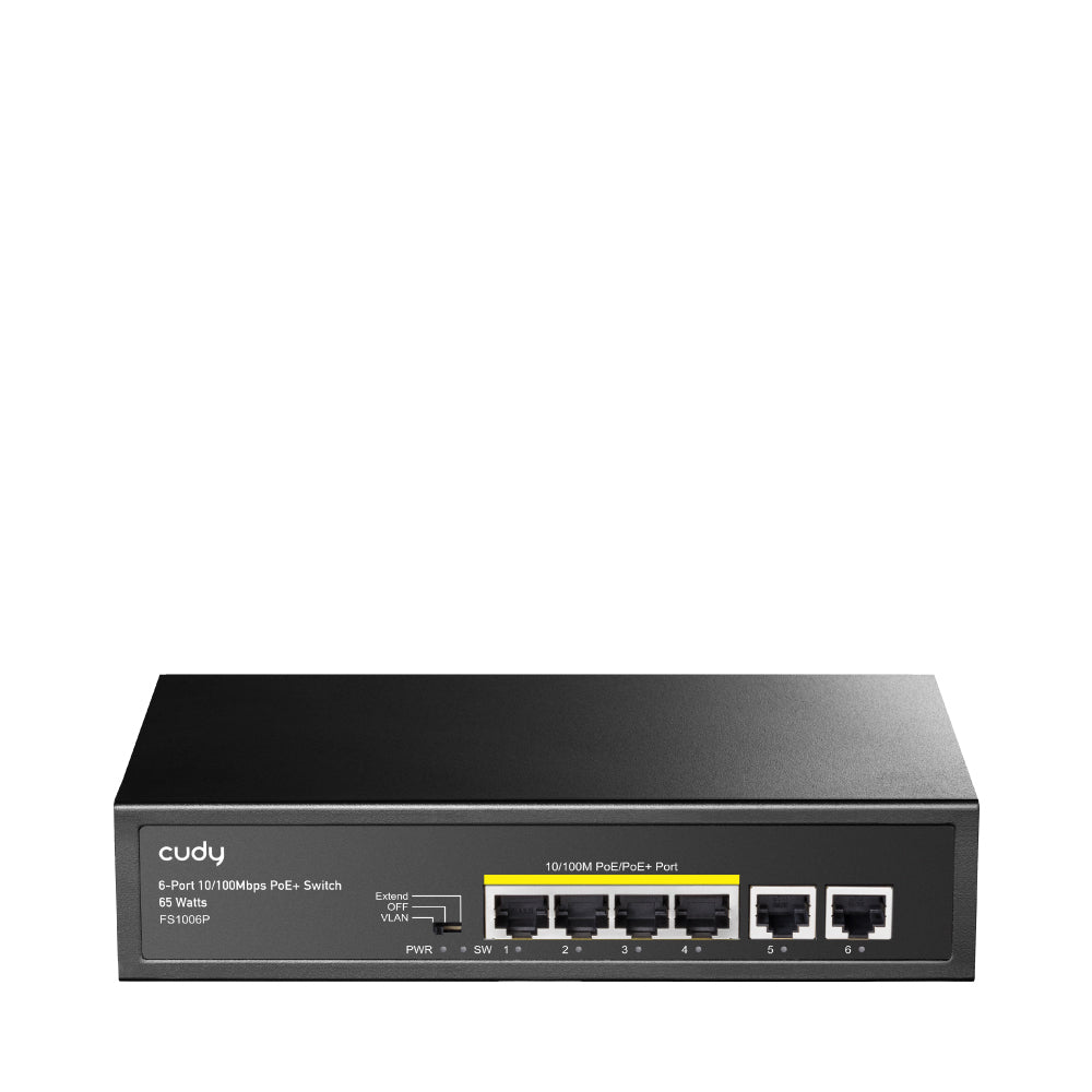SWITCH 6P 10/100 POE 60W