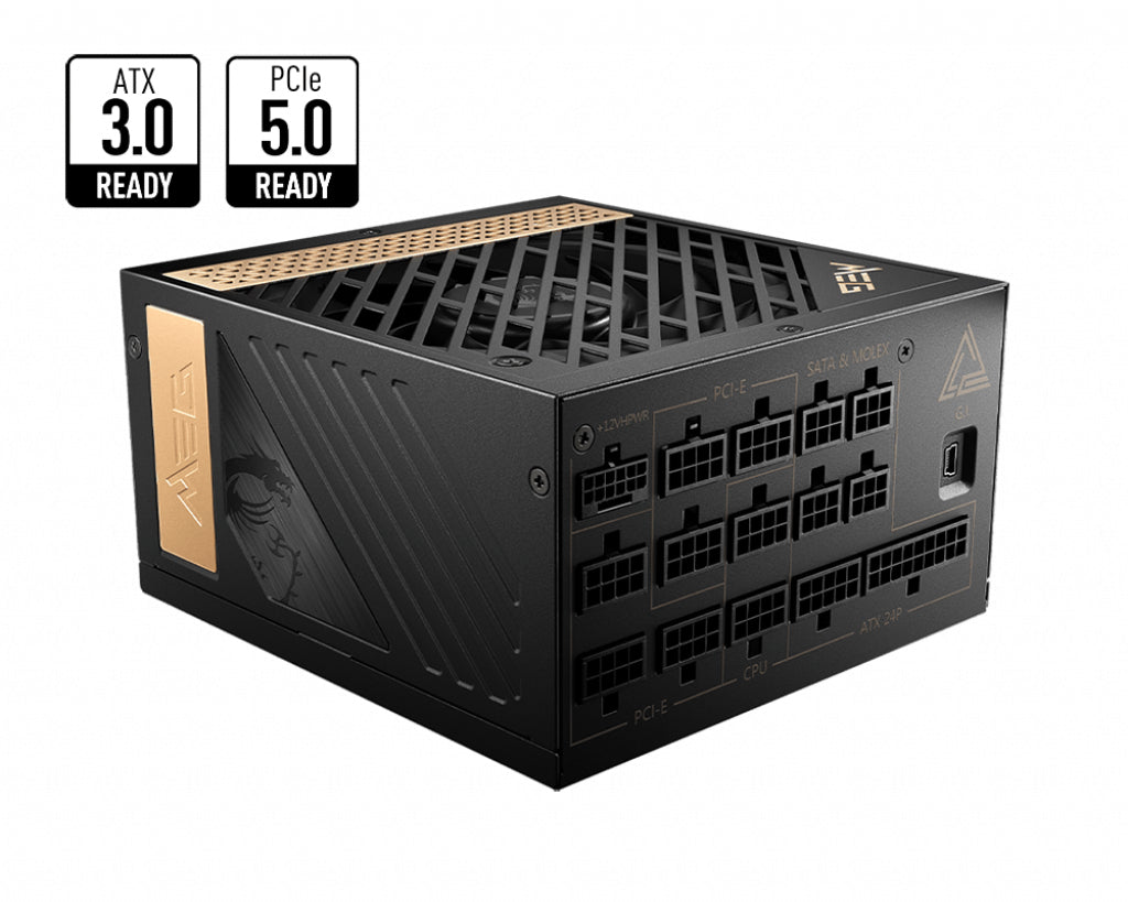 ALIMENTATORE 1300W MPG AI1300P PCIE 80+ PLATINUM FULL MODULAR BK
