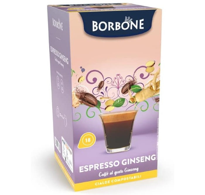 BORBONE BOX CIALDE 44MM MISCELA GINSENG 18PZ