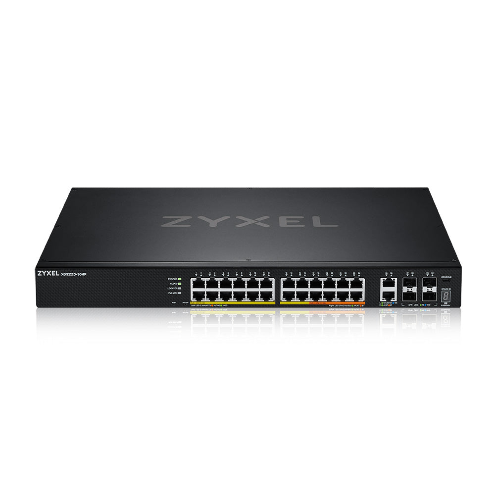 SWITCH XGS2220-30HP 30P MNGD 16+8POE+2POE+ +4SFP