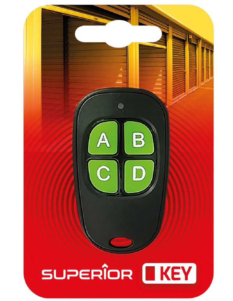 SUPERIOR TELECOMANDO UNIVERSALE 4T PER CANCELLI ELETTRONICI KEY