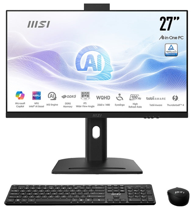 AIO 27 ULTRA 5 16G 1TB 2K W11P BK U5-125H IPS MODERN BLACK WQHD 2Y