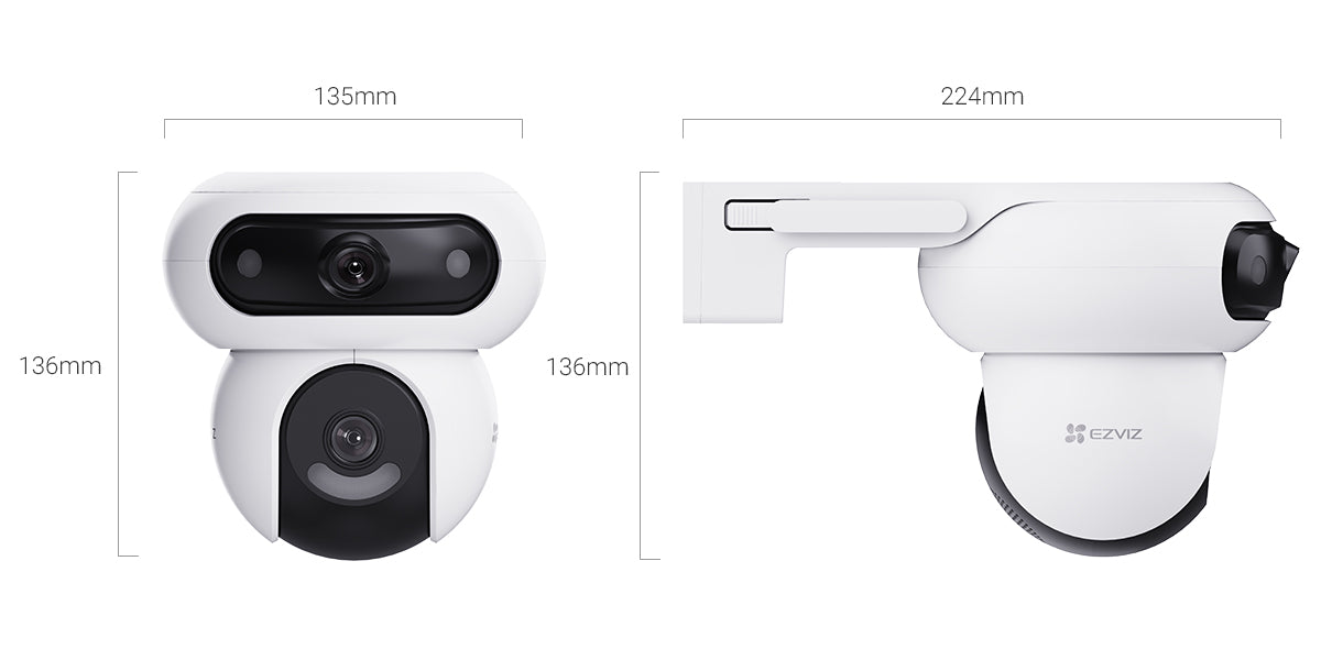 CAMERA DUAL OUT 4MP 360? AI WIFI COLORNIGHT SIRENA AUDIO MSD