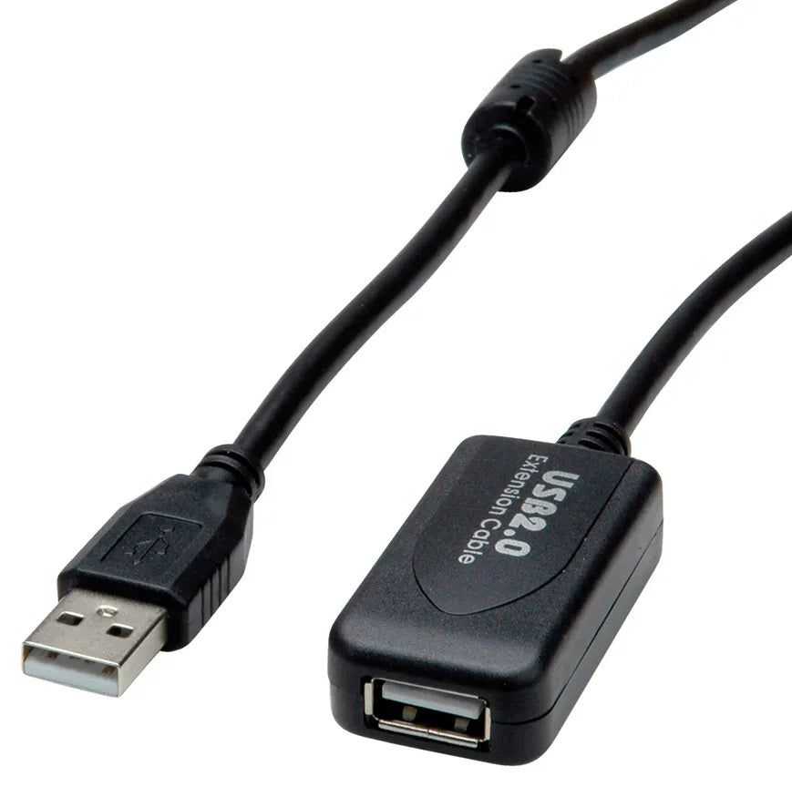 CAVO USB 2.0 A-A 5M M/F BK RIPETITORE SEGNALE