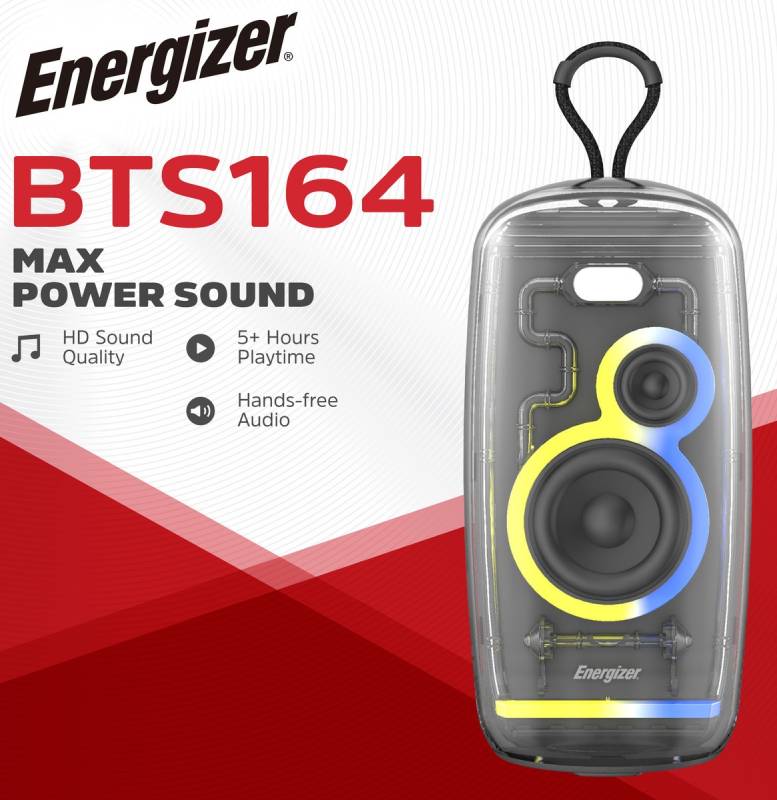 ENERGIZER SPEAKER BT + 2400MAH PORTABLE IPX65