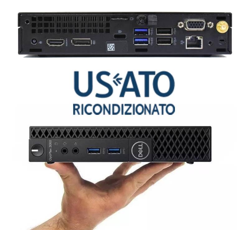 PC REF I5 16GB 256SSD W11P I5-8500T DELL 3060 MICRO