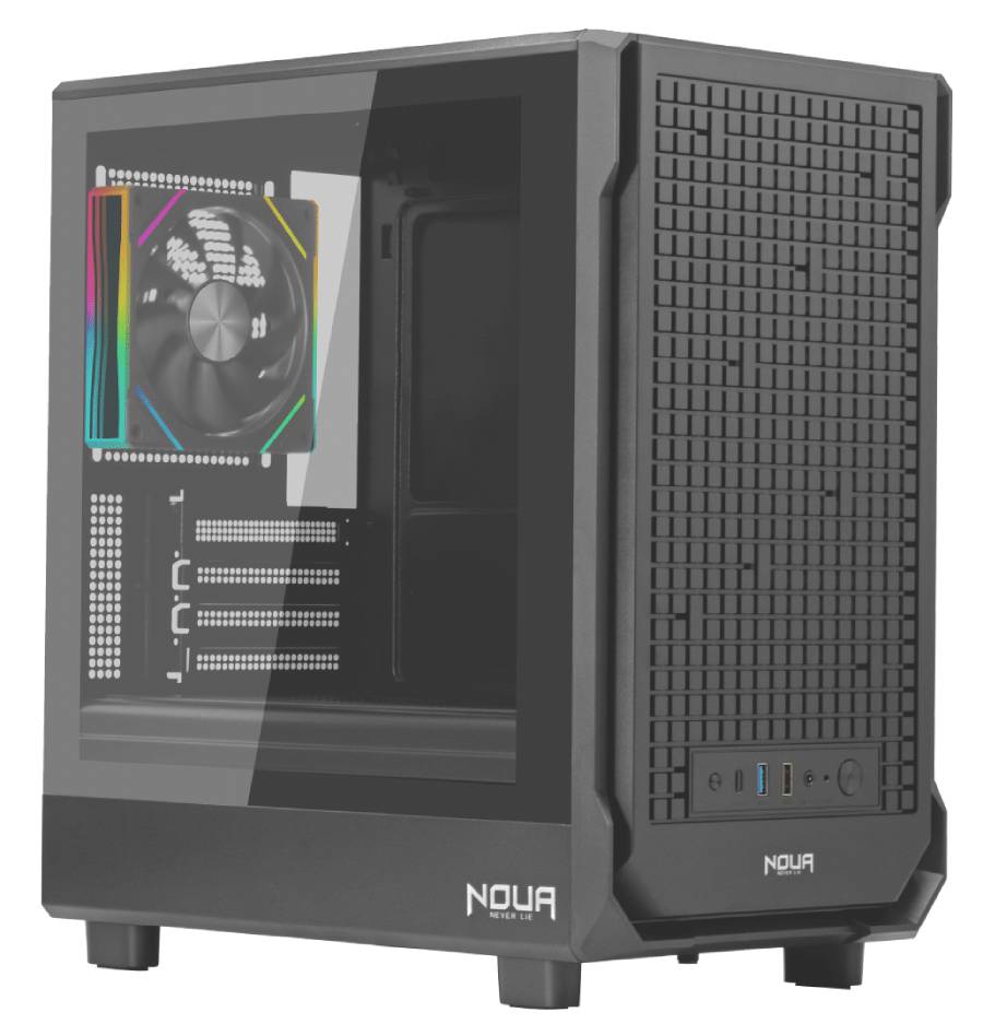 CASE MID-TOWER M-ATX NOPSU FOBIA MICRO ATX VISION LK100