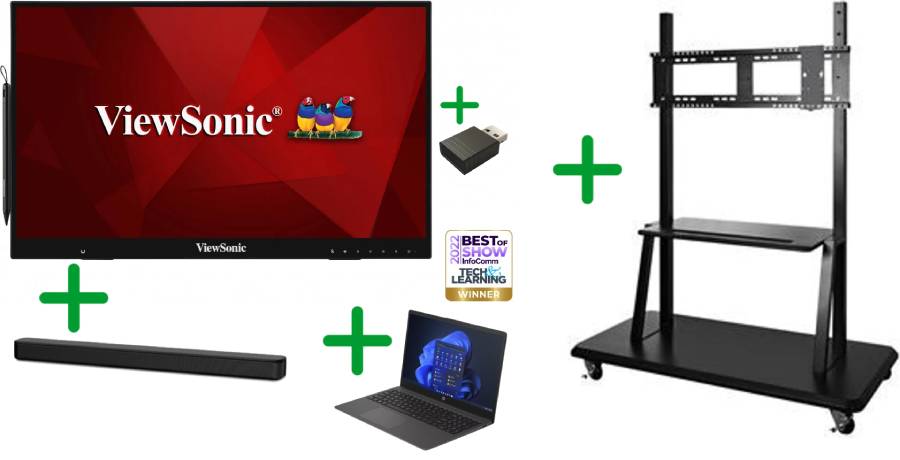 MON 65 KIT CDE65-WIFI-SOUNDBAR NOTEBOOK E STAND