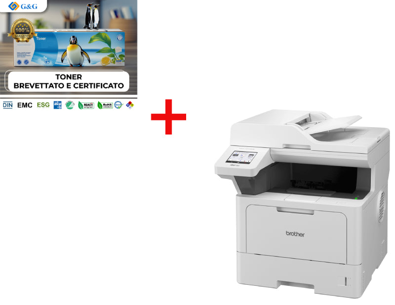 MF LAS B/N A4 FAX WIFI LAN F/R BROTHER MFCL5710DW + KIT TONER