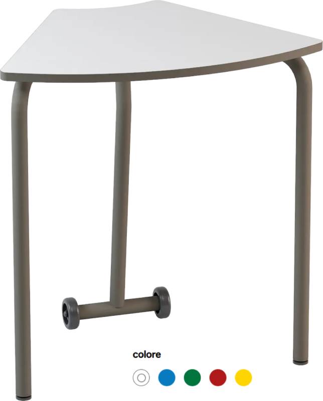 TAVOLO MIRA A SPICCHIO SINGOLO/ISOL A COMPONIBLE 92,1X62,30 X 70/76 CM