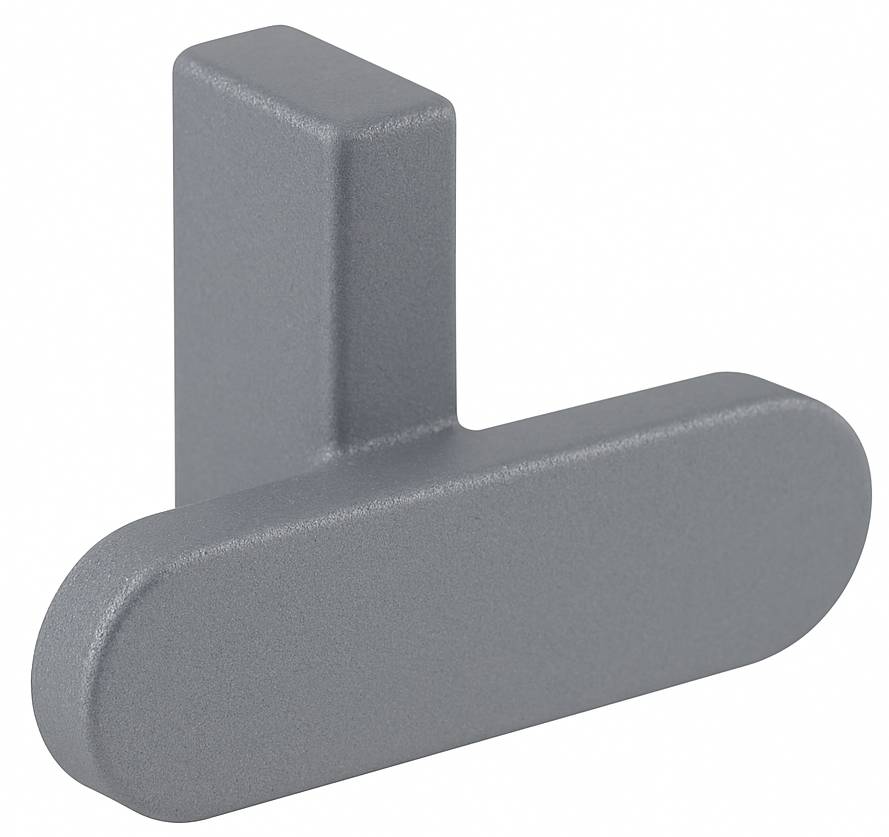GIUNZIONE A 3 VIE IN METALLO GRIGIO