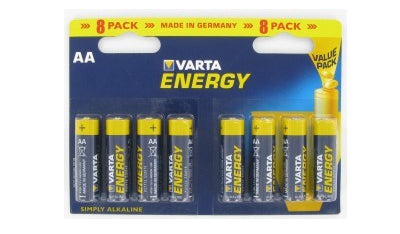 BATTERIA STILO AA LR03 ENERGY MEGAPACK 8PZ 1,5V