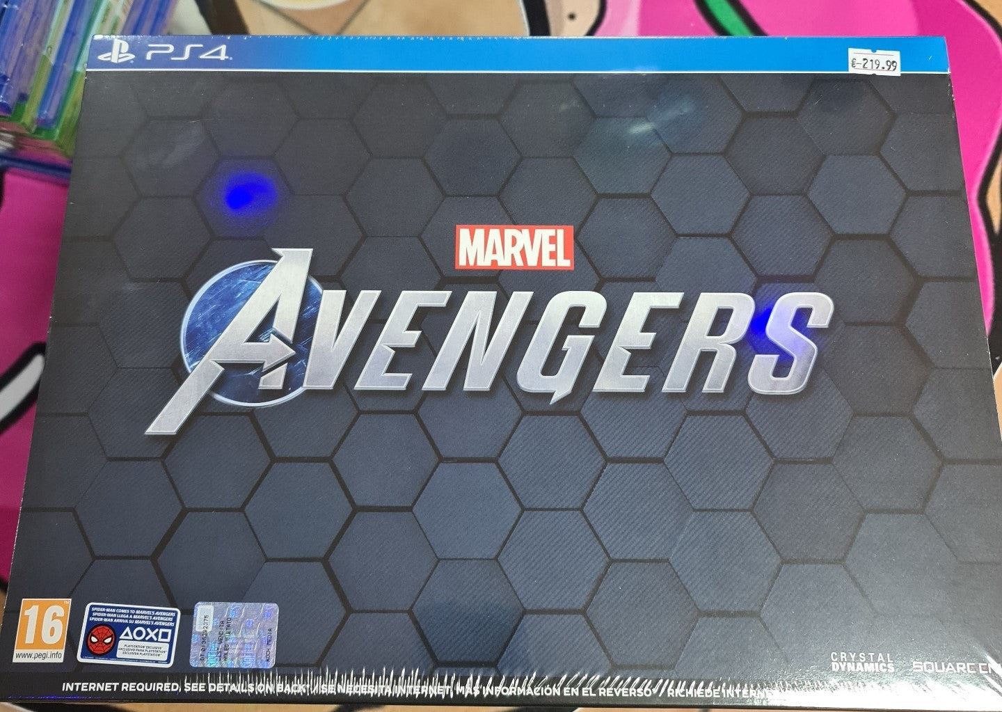 ps4 avengers collector's edition
