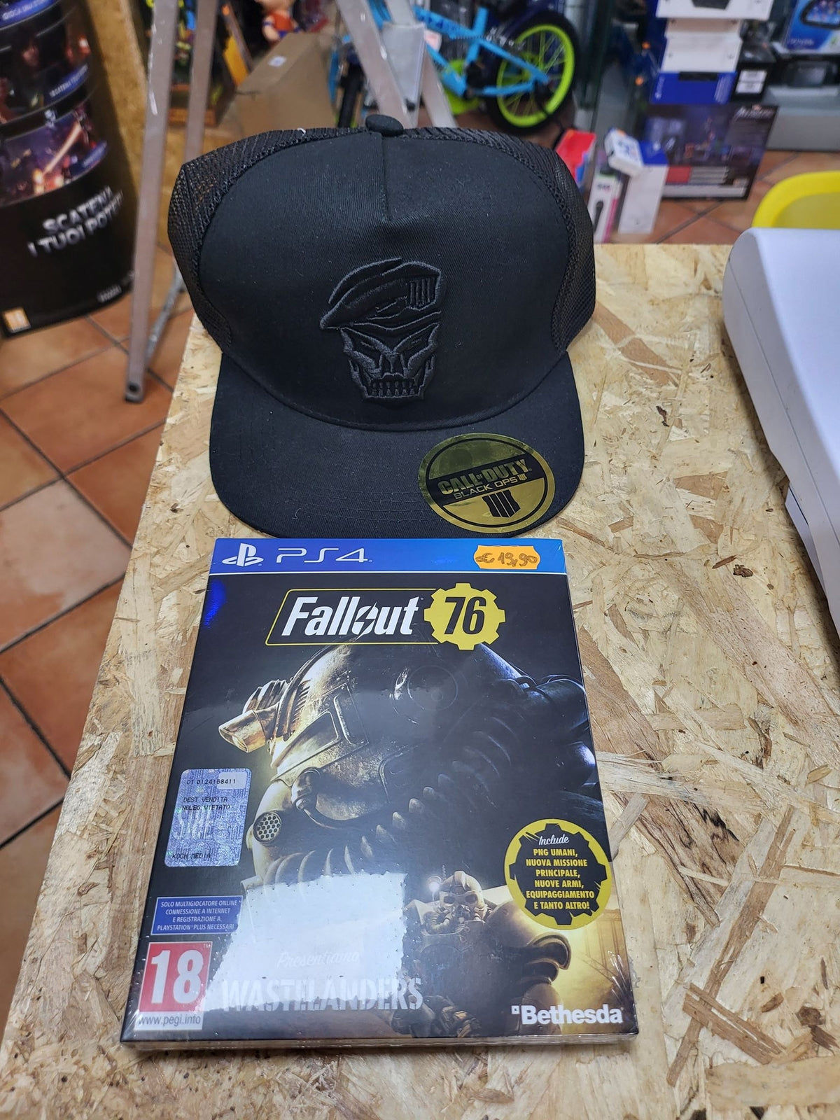 Ps4 fallout 76 + cappello call of duty