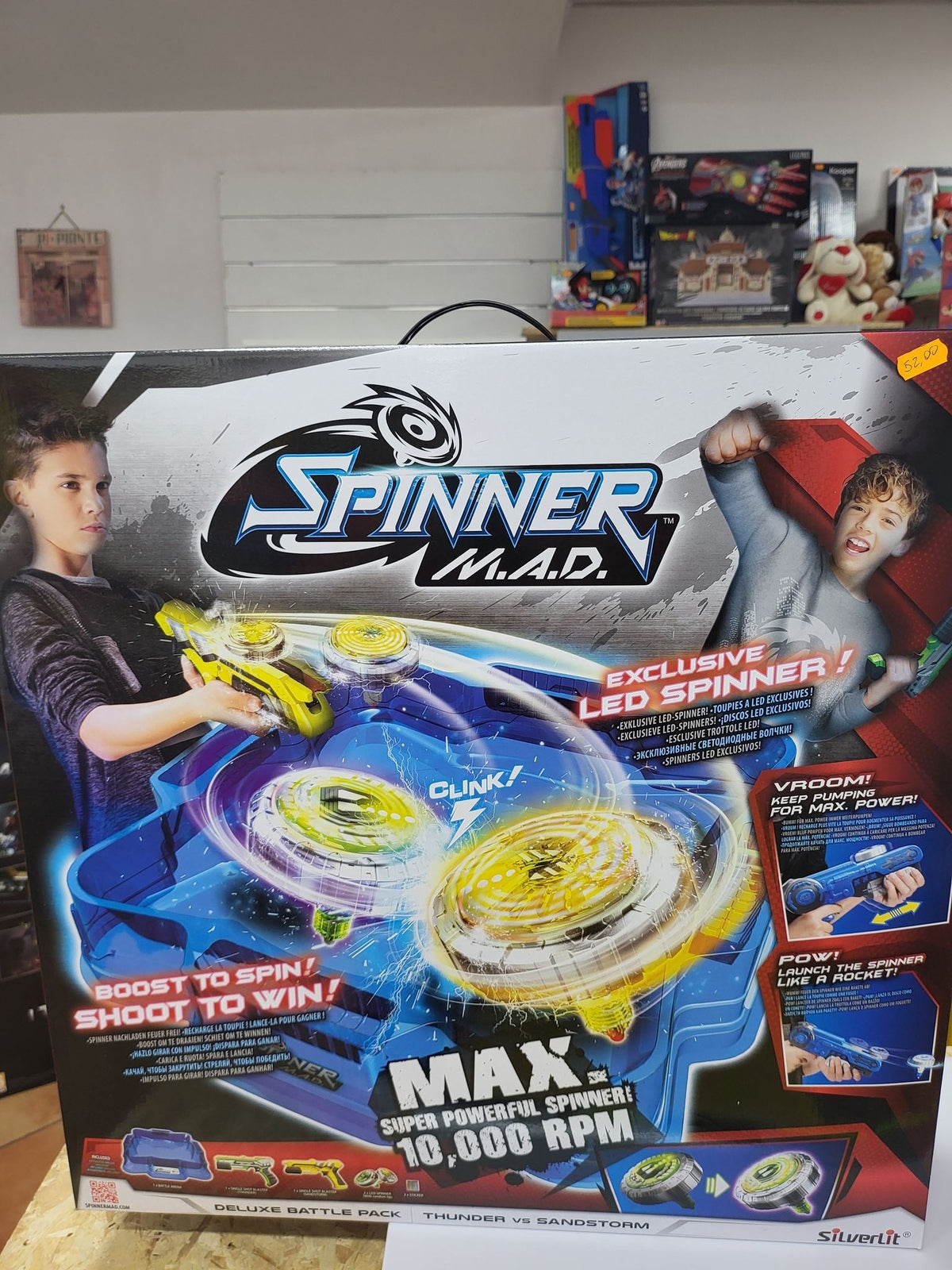 Silverlit spinner mad deluxe battle pack