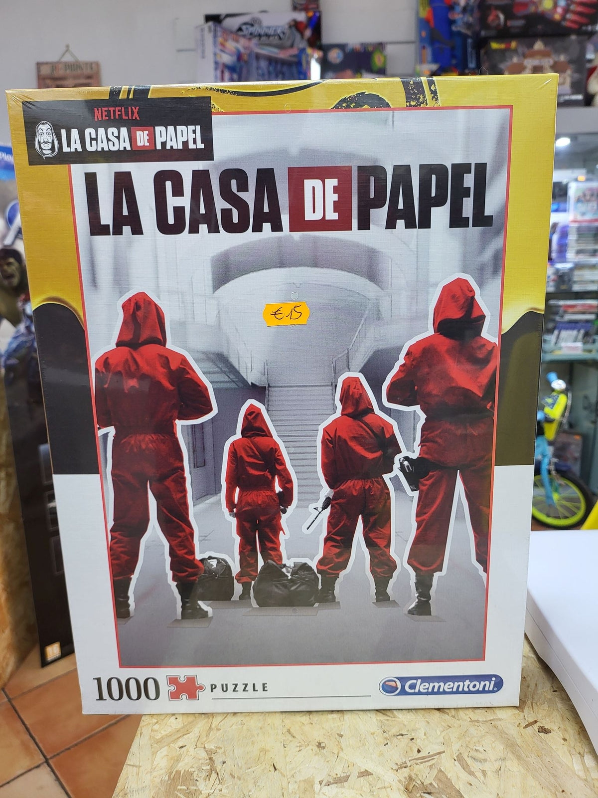 Puzzle 1000 pezzi la casa de papel clementoni