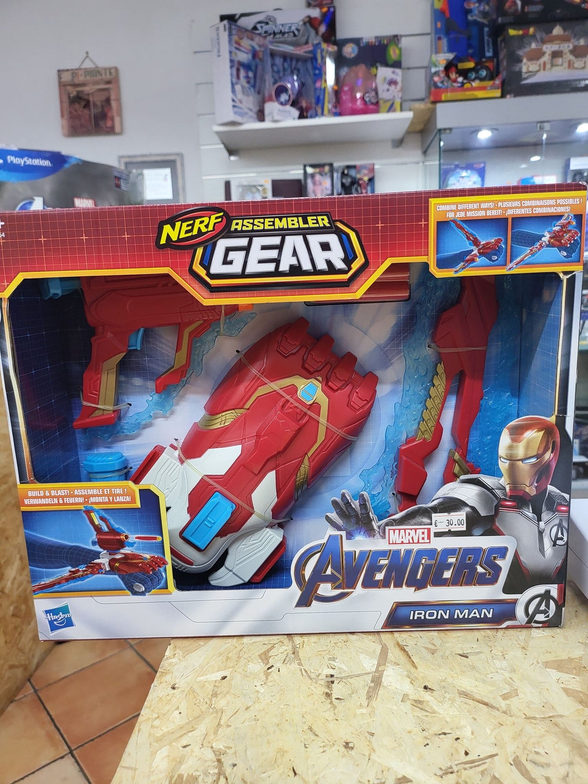 Nerf marvel assembler gear iron man