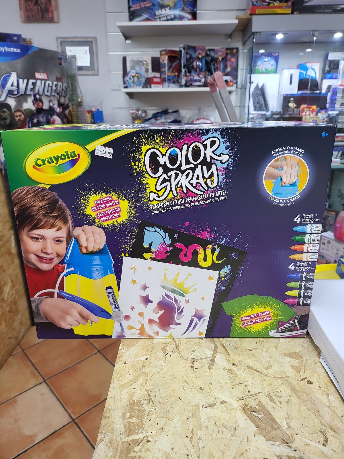 Crayola color spray