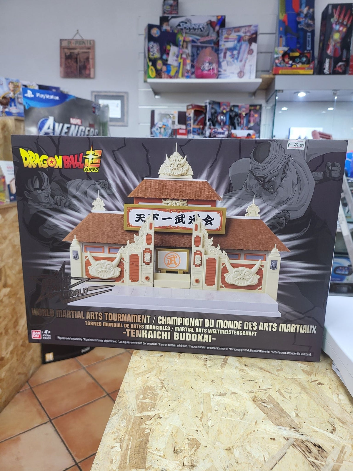 Bandai dragonball super  torneo arti marziali tenkaichi budokai