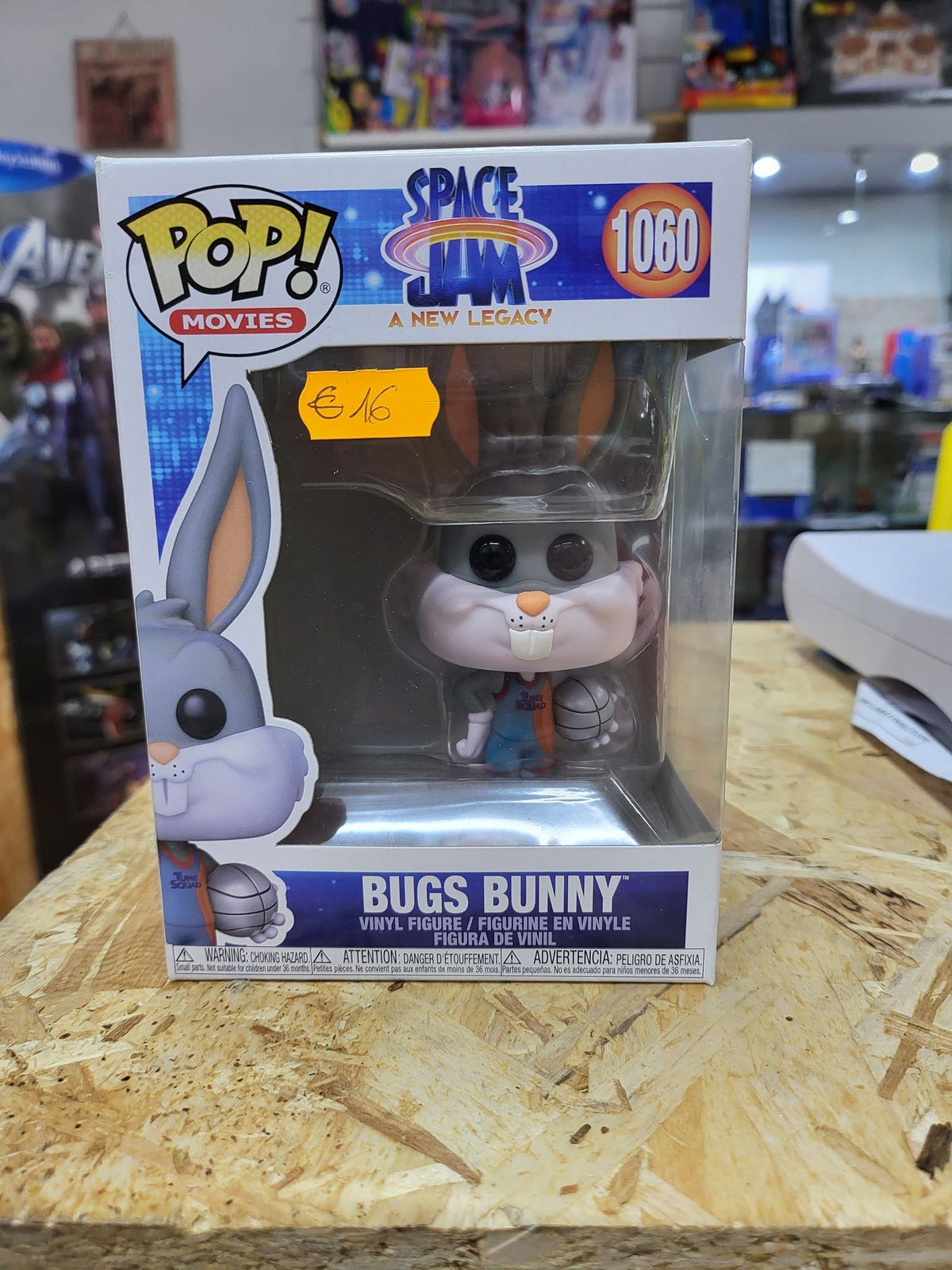 Funko pop movies 1060 bugs bunny space jam