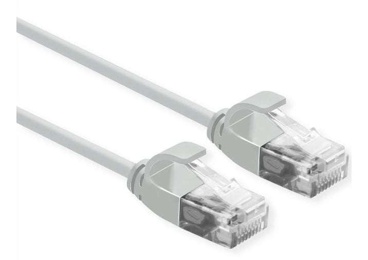 CAVO RETE UTP CAT.6A 0,5MT SLIM LSO GRIGIO NO SCHERMATO PER DATA CENTER