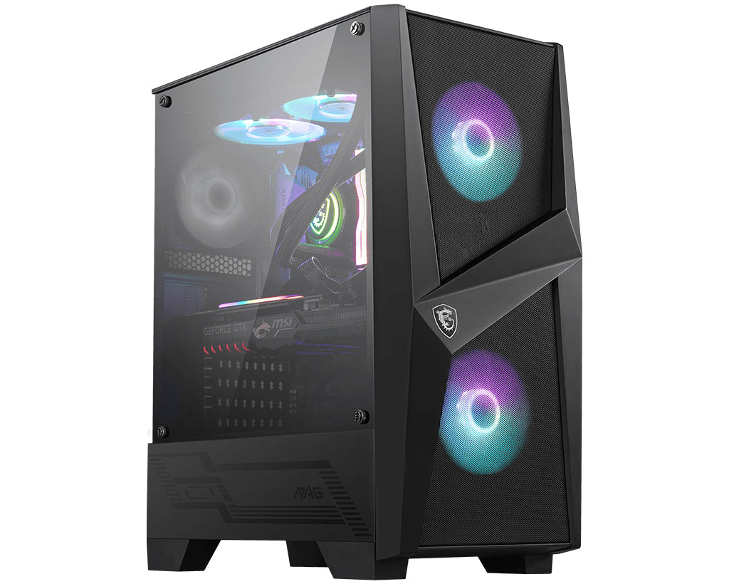 CASE MID-TW MAG FORGE 100R BLACK BLACK NO PSU ATX/MATX/MINI-ITX