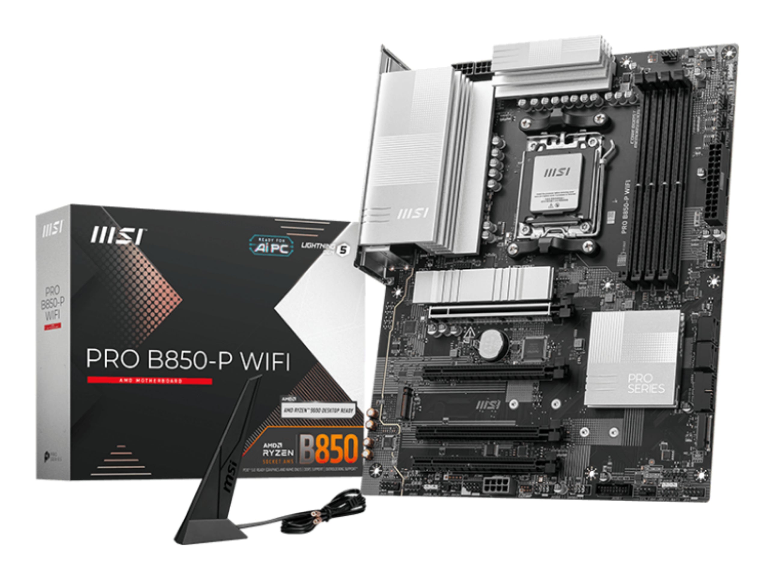 MB MSI PRO B850-P WIFI AM5 4DDR5 4PCIE 4M2 4SATA HD/TYPE-C