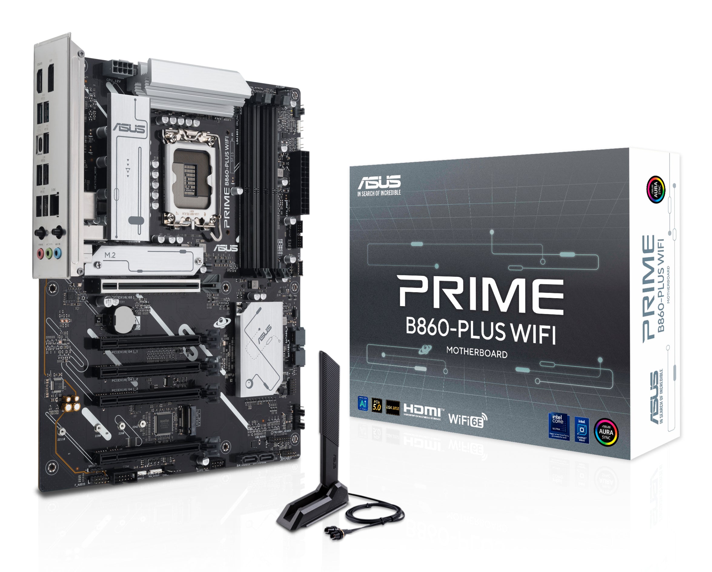 MB ASUS PRIME B860-PLUS WIFI 1851 4D5 2M2 4S3 1HD/2DP MATX