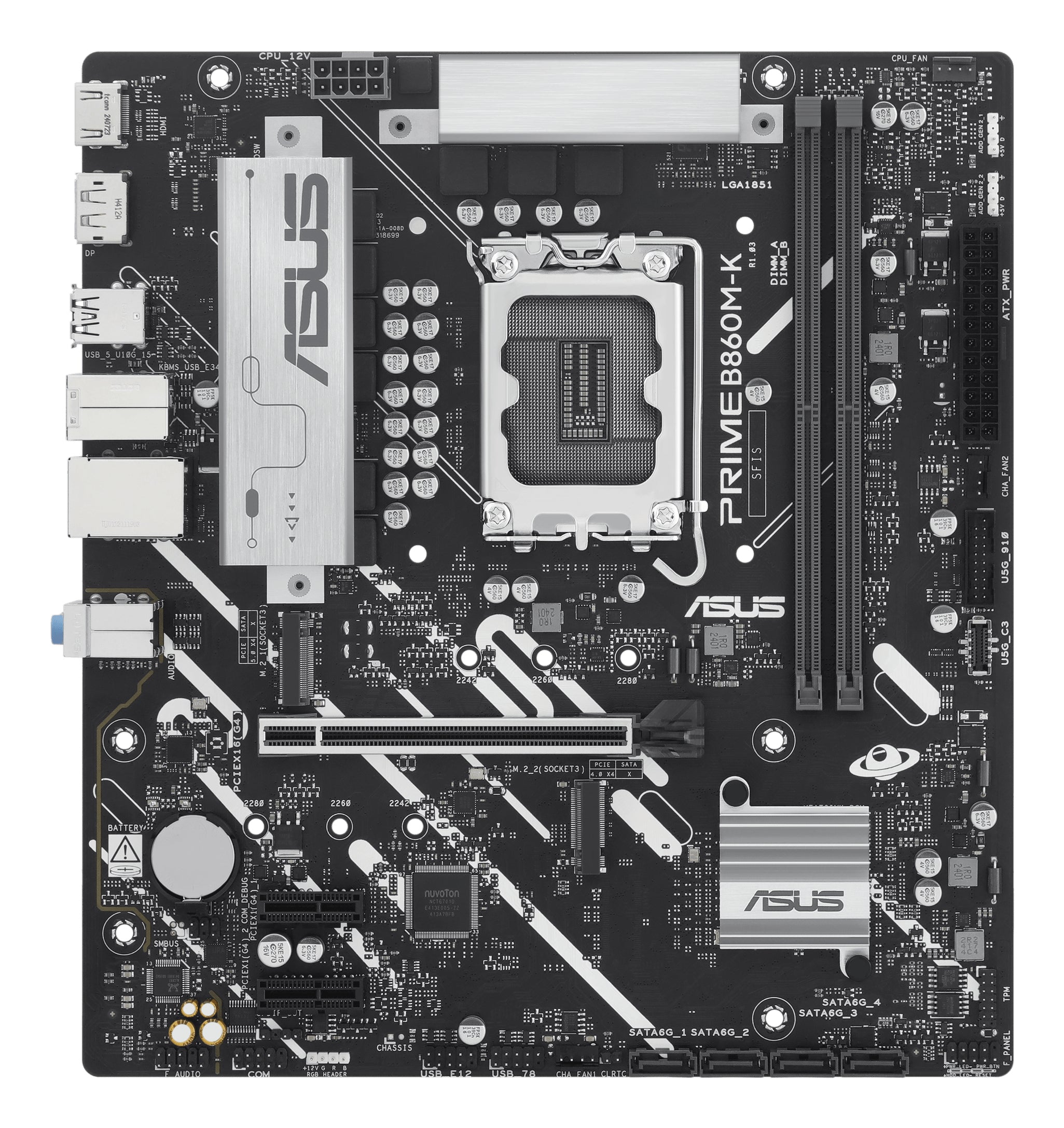 MB ASUS PRIME B860M-K 1851 2D5 2M.2 4S3 1HD/1DP MATX