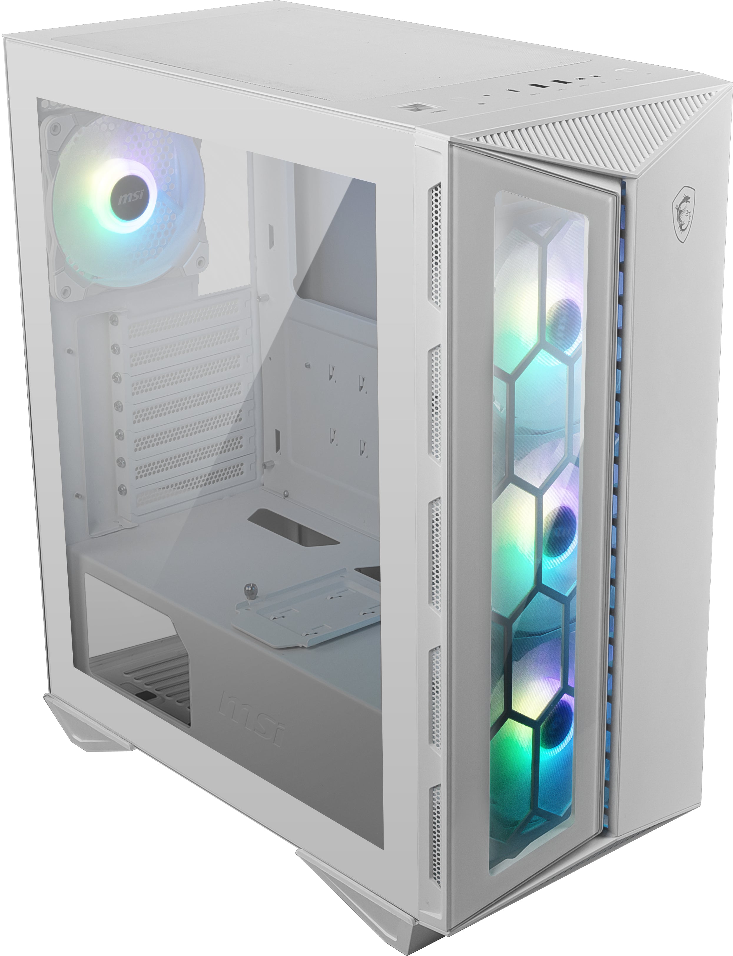 CASE MID-TW MPG GUNGNIR 110R WHITE WHITE NO PSU ATX/MATX/MINI-ITX