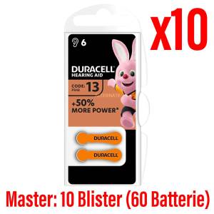 Duracell Batterie AcusticheMedical ActiveAir DA13 10Cnf/6pz