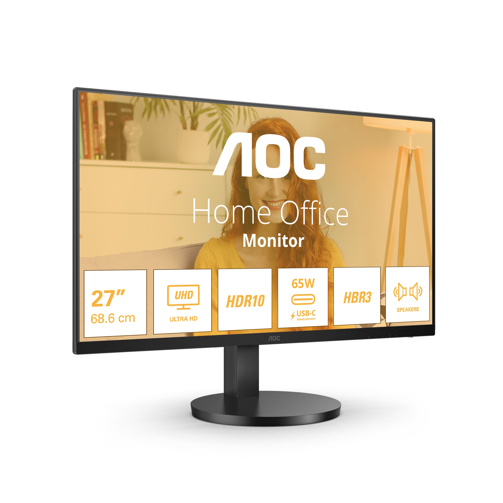 MON 27IPS UHD 4K 2HDMI USBC MM AOC U27B3CF  REG ALTEZZA