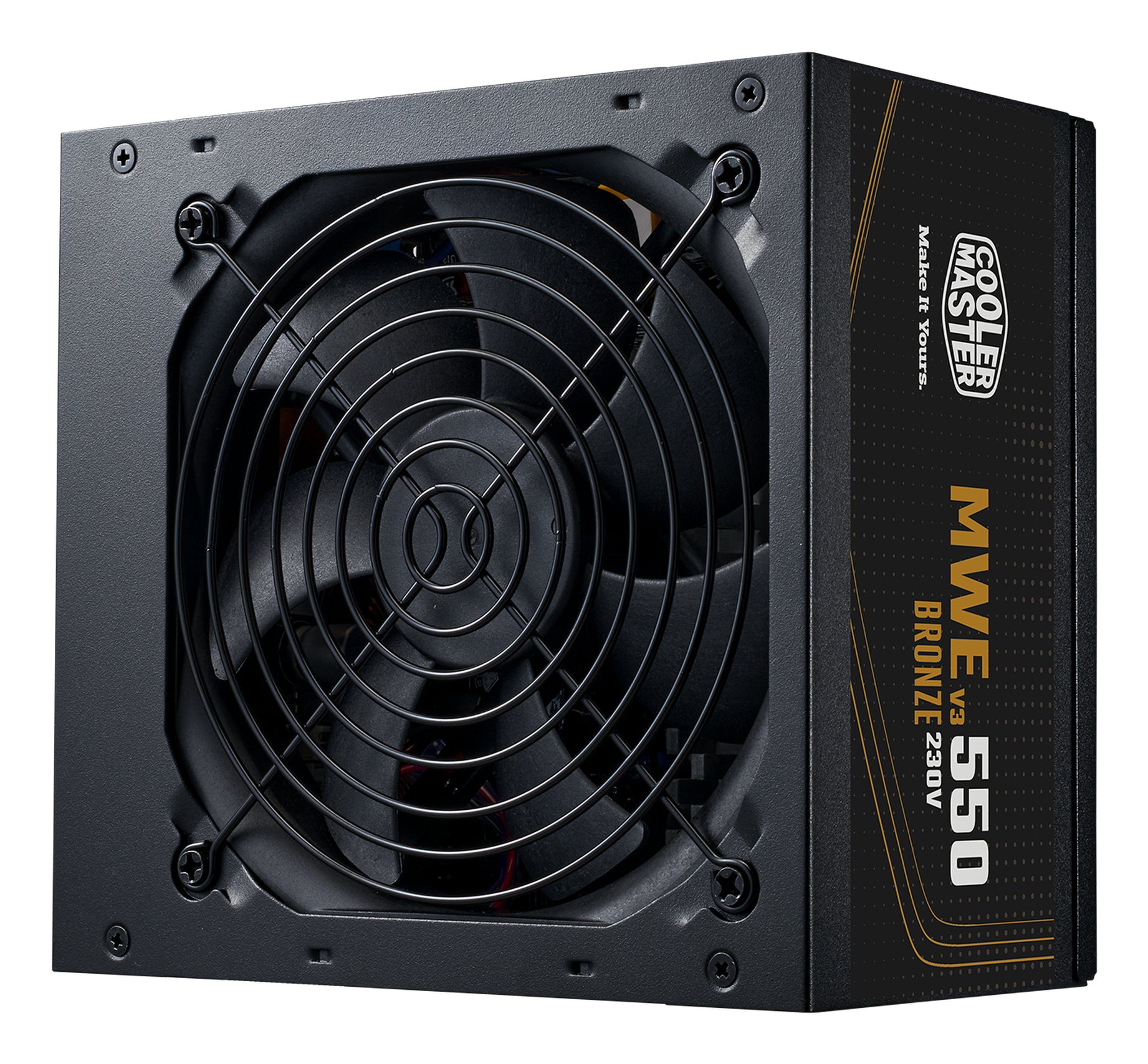 ALIMENTATORE 550W BRONZE 80+ NO MOD NO MODULARE 120MM V3 230V MWE ATX