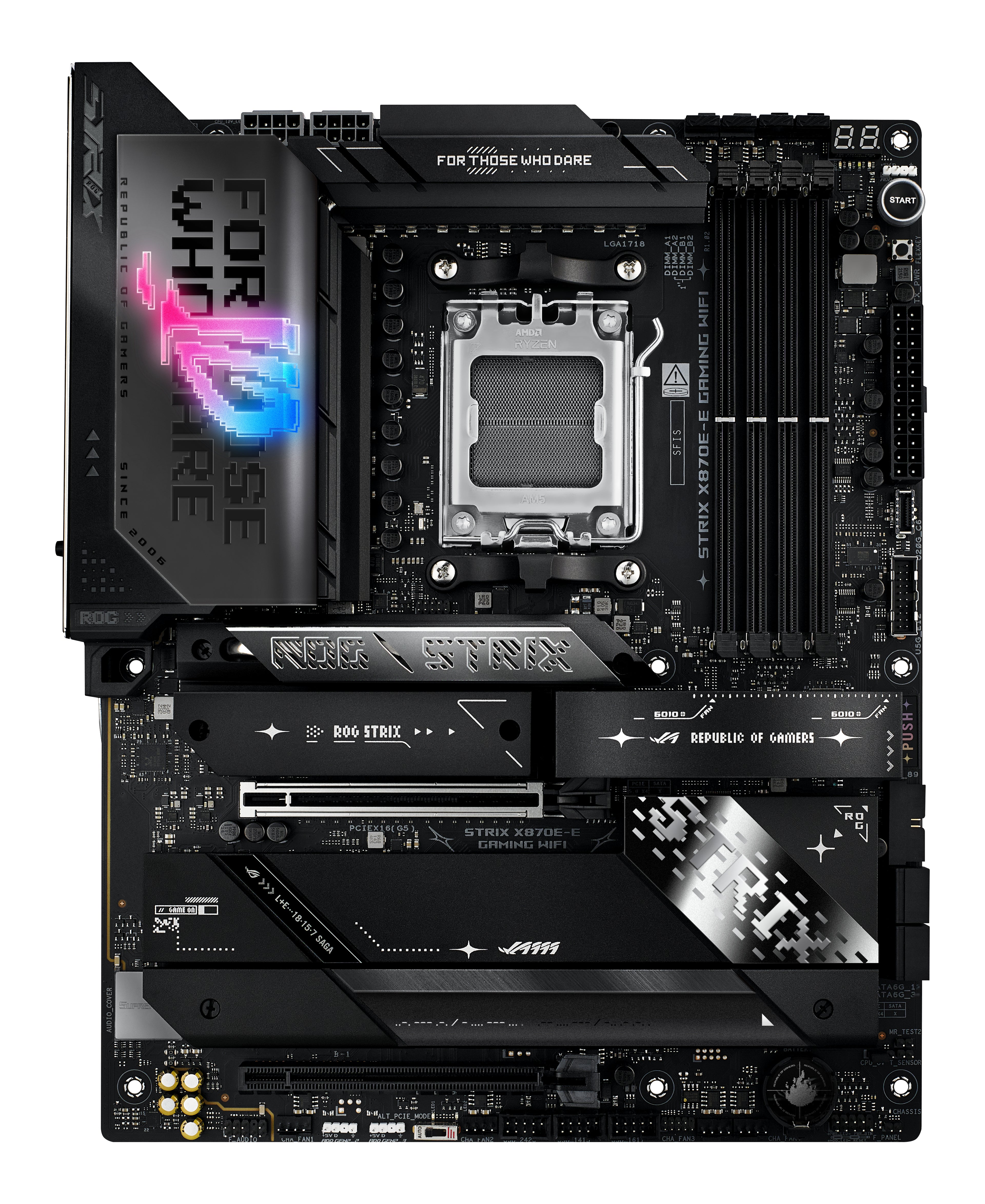 MB ASUS ROG STRIX X870E-E GMG WIFI AM5 4D5 4S 5M2 U3.2 2PCIE 1HDMI ATX
