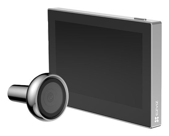 SPIONCINO WIFI CON DISPLAY 4.3 SIL 2MP PIR H265 BATTERIA RICARICABILE