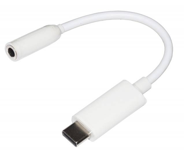 ADATTATORE USB TYPE C - 3,5MM AUX TYPE C CON CAVO