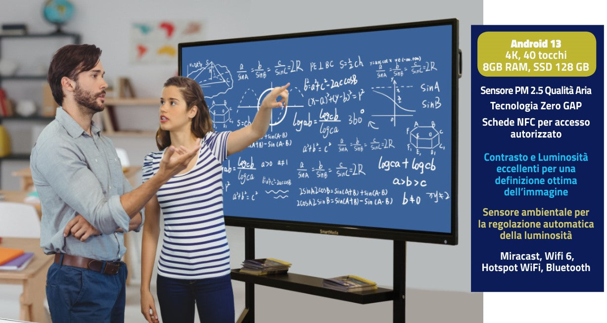 MON 65 TOUCH 4K WIFI 8GB 128GB ANDROID 13