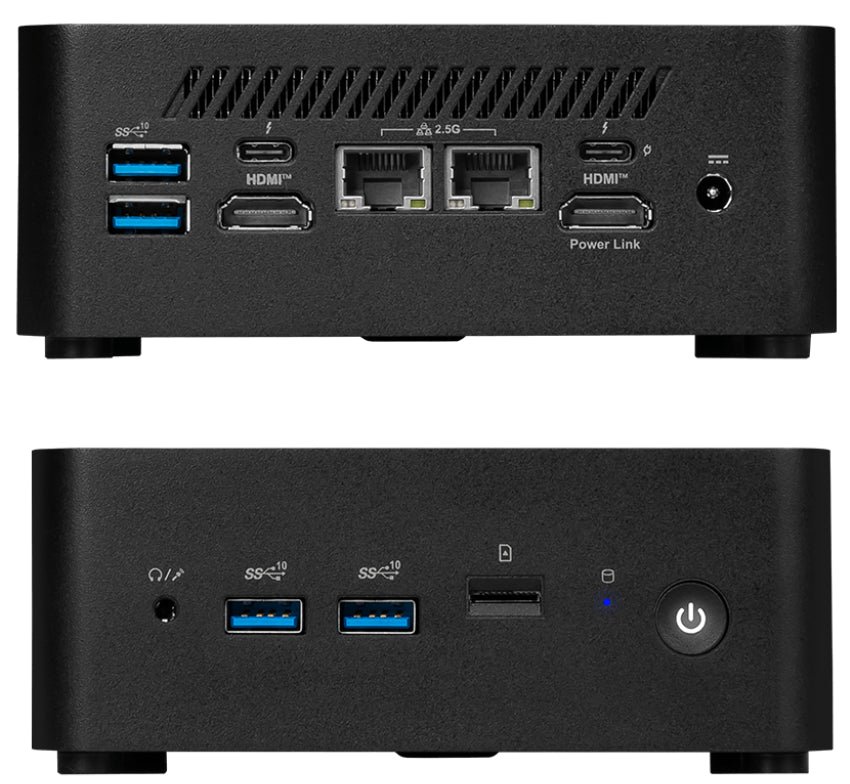 PC MSI CUBI NUC CORE 5 8G 512 11P U5-120U SSD M.2+P,5 DDR5 WIFI VESA