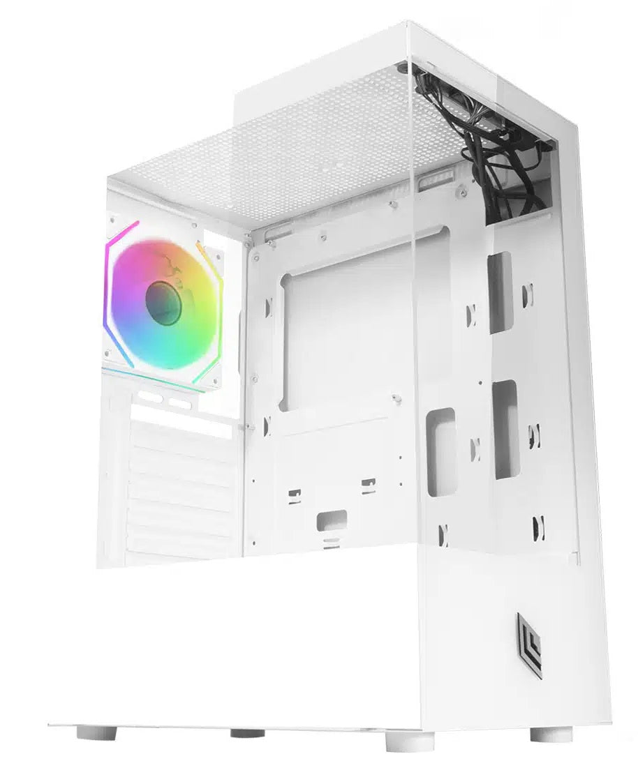 CASE MID-TOWER NO PSU NEXUS P100 WH 2USB3 1USB2 VETRO TEMPERATO RGB FAN