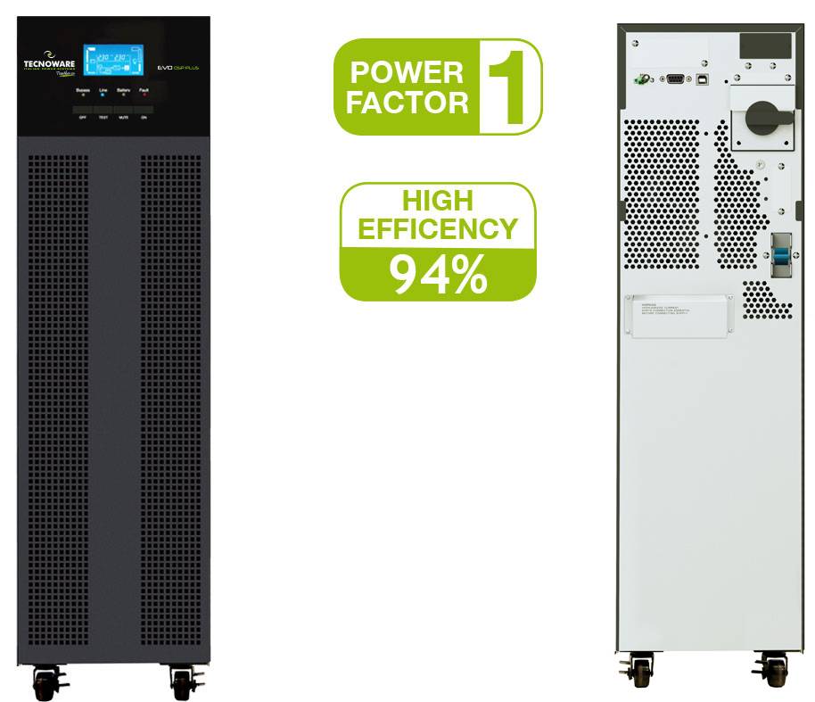 UPS 6 KVA TOWER EVO DSP PLUS ONLINE ONLINE DSP 16 BATTERIE 12VDC 9AH