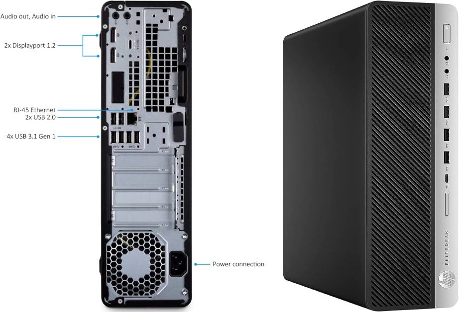 PC REF I5 16GB 512GB SFF W10P I5-7500 HP 800 G3 NVME