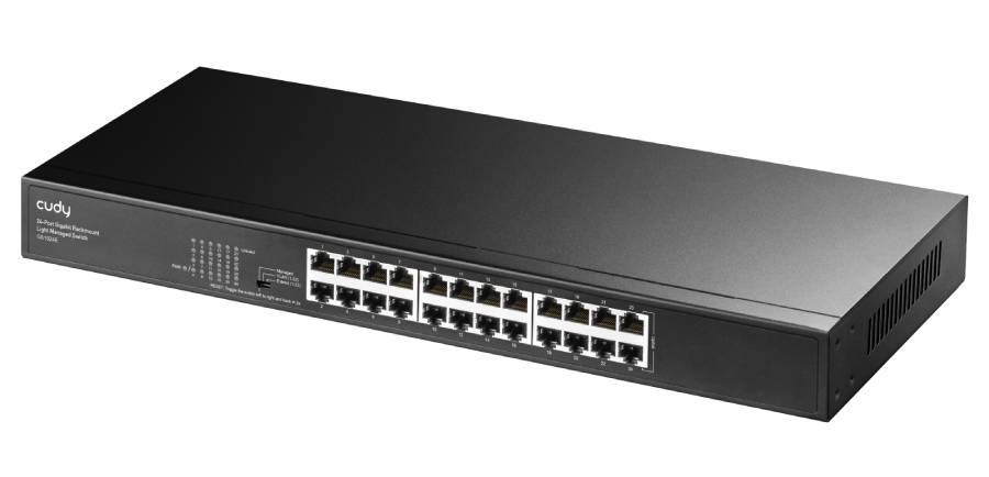 SWITCH 24P GIGABIT RACKMOUNT LIGHT MANAGED