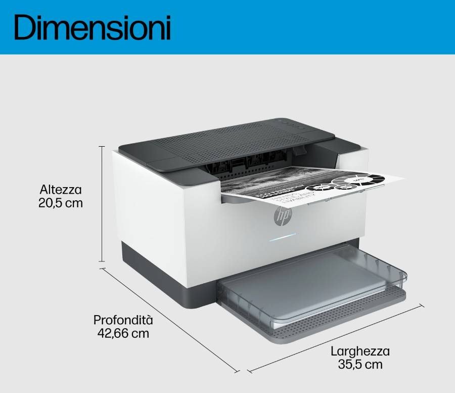 STAMP LAS B/N A4 USB/LAN F/R 28PPM HP LASERJET M207DW