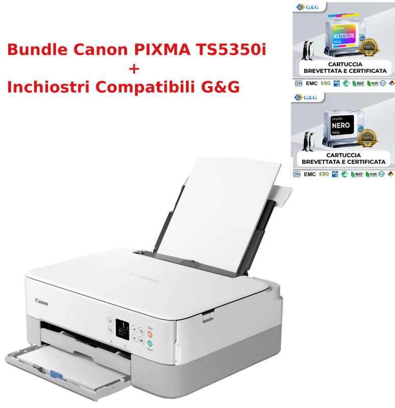 MF INK COL A4 WIFI F/R 13PPM CANON PIXMA TS5351I + INK G&G