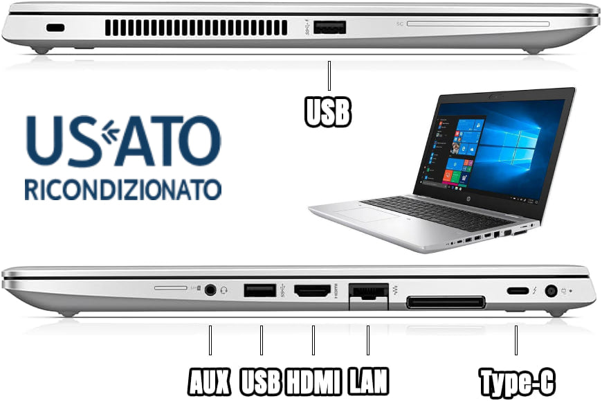 NB REF I5 15.6 16GB 256SSD W11P I5-8365U HP 650 G5  FHD DDR4