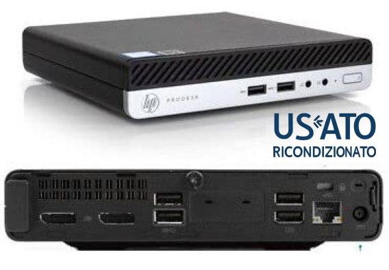 PC REF I5 8GB 256GB SSD NVME W11P I5-9500T 400 G4 TINY-MINI