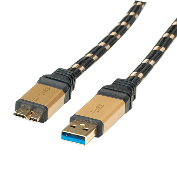 CAVO USB 3.2 A-MICRO B 0,8MT M/M USB 3.2 GEN 1